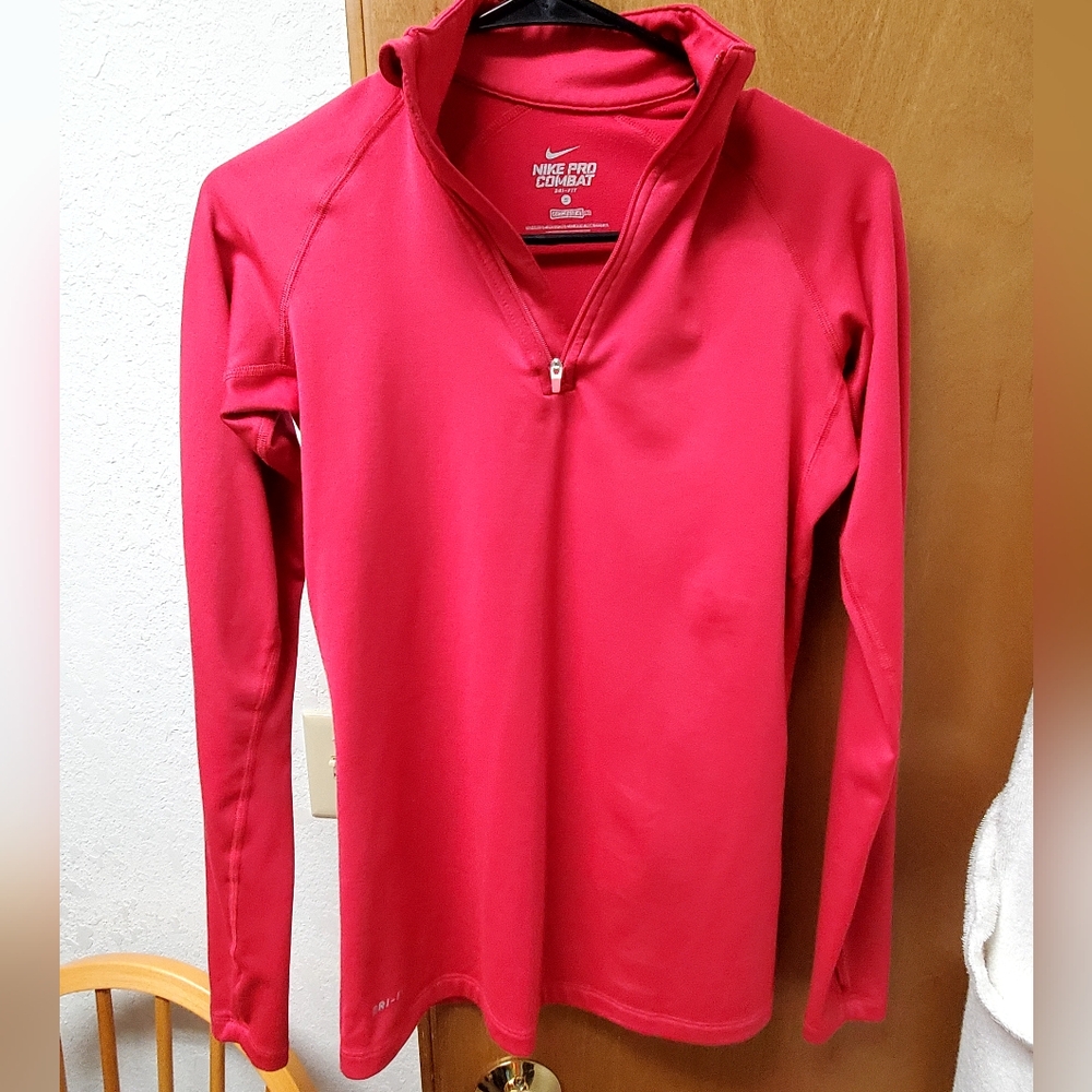 Nike Pink Long Sleeve Pullover